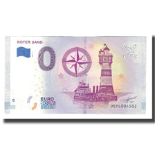 Niemcy, Tourist Banknote - 0 Euro, Germany - Weser - Phare de Roter Sand, 2019