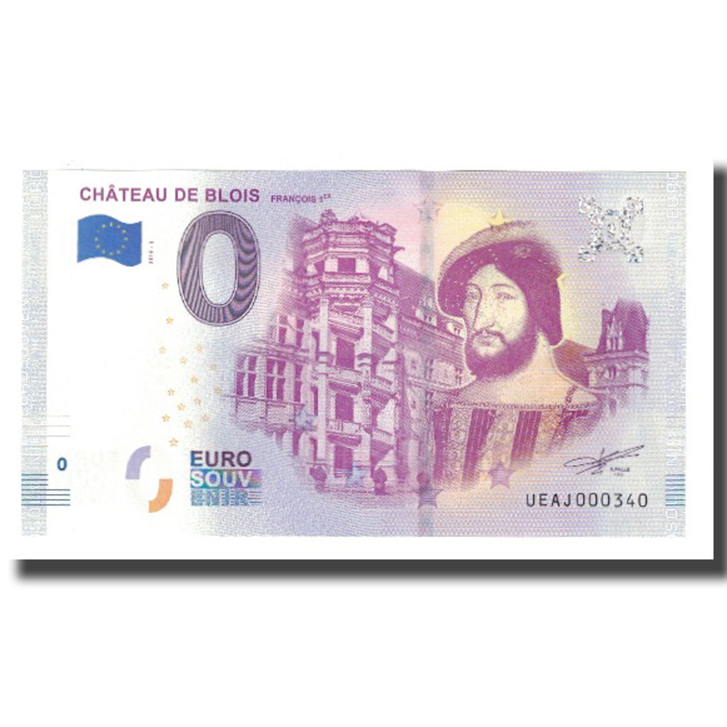 France, Tourist Banknote - 0 Euro, 41/ Blois - Château Royal de Blois -