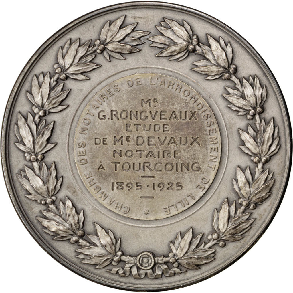 Chambre des notaires de l'arrondissement de Lille, Médaille