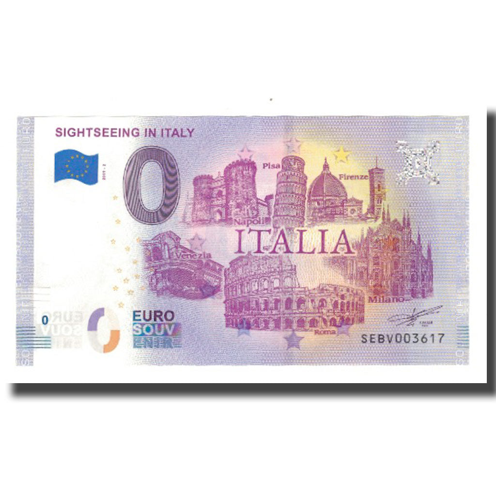 Italien, Tourist Banknote - 0 Euro, Italy - Principaux sites touristiques - Pise