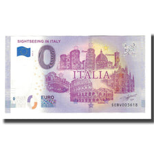 Italie, Billet Touristique - 0 Euro, Italy - Principaux sites touristiques -