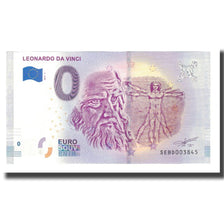 Italie, Billet Touristique - 0 Euro, Italy - Vinci - Leonardo Da Vinci - L'Homme