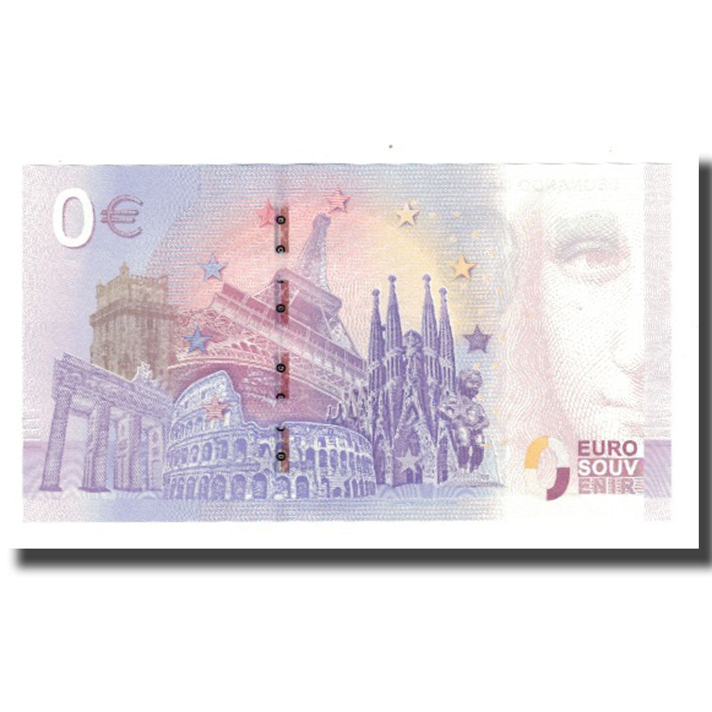Italie, Billet Touristique - 0 Euro, Italy - Vinci - Leonardo Da Vinci - L'Homme