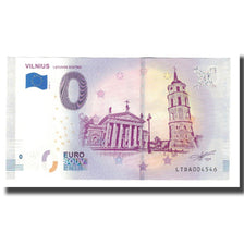 Lituania, Tourist Banknote - 0 Euro, Lithuania - Vilnius - La Cathédrale de