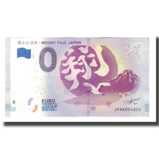 Japón, Tourist Banknote - 0 Euro, Japan - Honshu - Le Mont Fuji, 2018, UNC, Sin