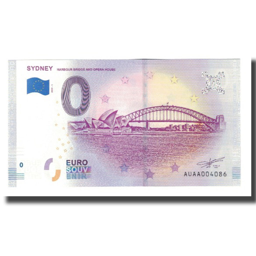 Australia, Tourist Banknote - 0 Euro, Australia - Sydney - Le Harbour Bridge et