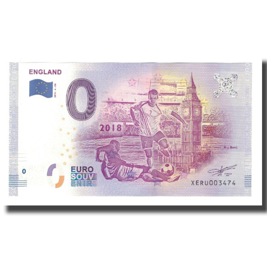Zjednoczone Królestwo Wielkiej Brytanii, Tourist Banknote - 0 Euro, United