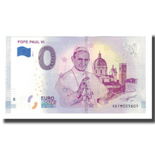 Vatikan, Tourist Banknote - 0 Euro, Vatican - Italy - Le Pape Paul VI, 2019, UNC
