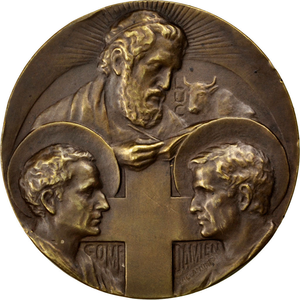 Francia, Medal, French Fifth Republic, Religions & beliefs, EBC, Bronce