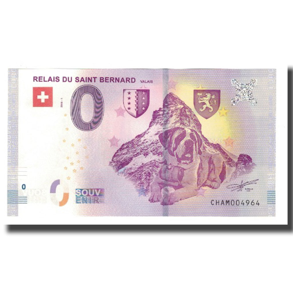Suisse, Billet Touristique - 0 Euro, Switzerland - Valais - Relais du Saint