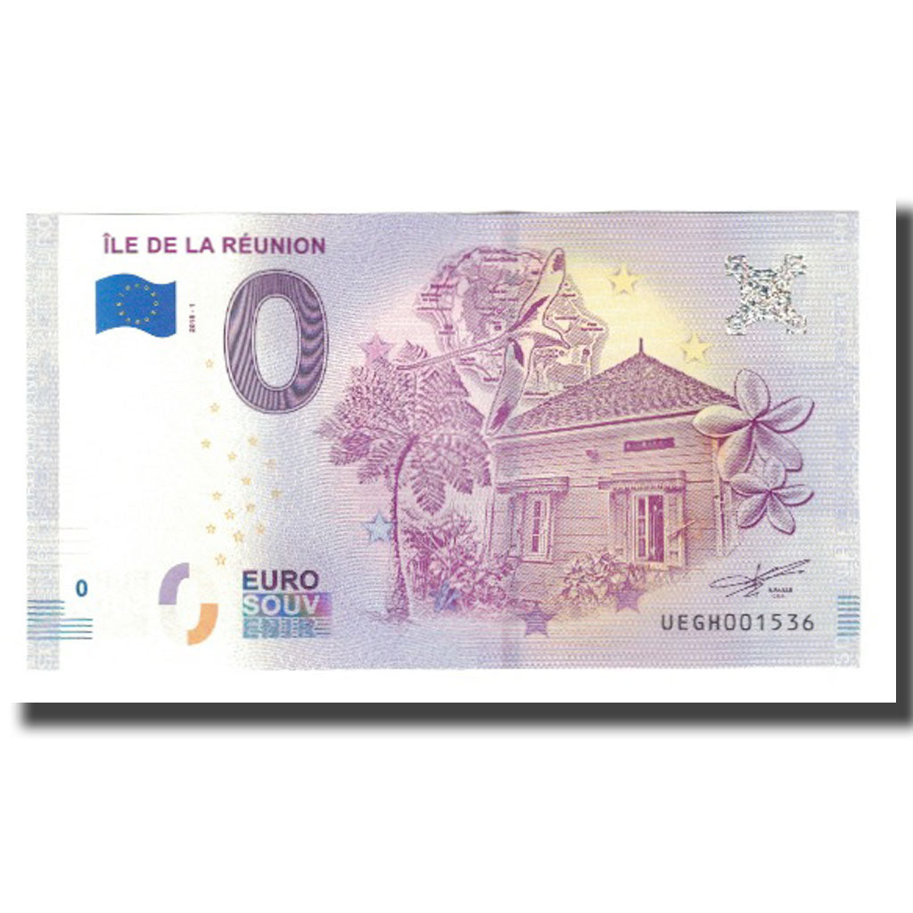 Frankreich, Tourist Banknote - 0 Euro, 97/ Réunion - Ile de la Réunion - Case