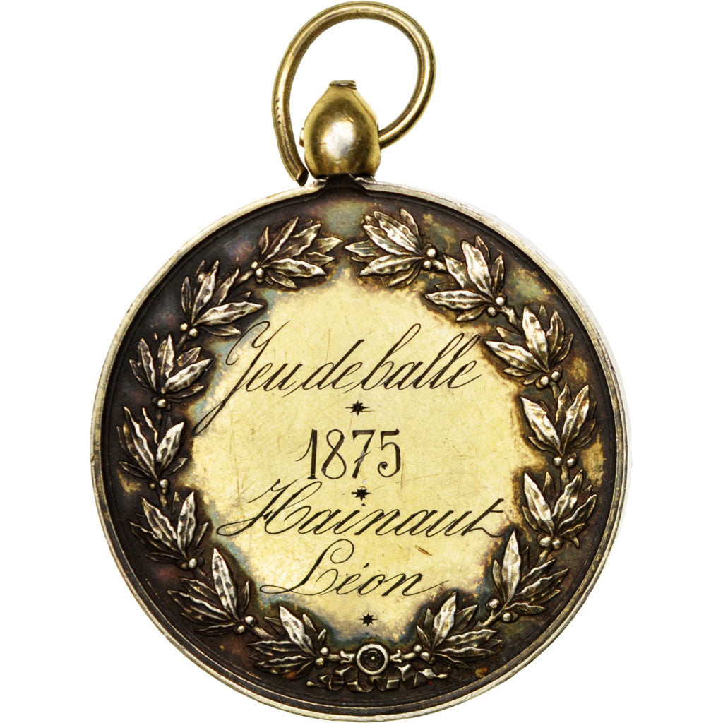 FRANCE, Sports & leisure, French Third Republic, Medal, AU(55-58), Vermeil, 41,.