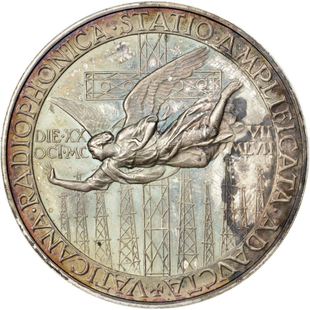 Vatican, Religions & beliefs, Medal, AU(50-53), Silver, 44, 37.40