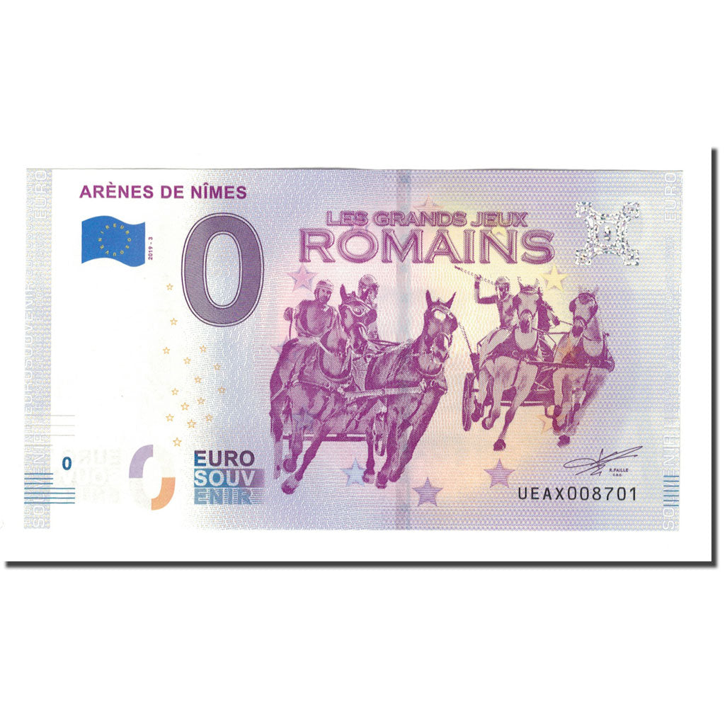 Francja, Tourist Banknote - 0 Euro, 30/ Nîmes - Arènes de Nîmes -