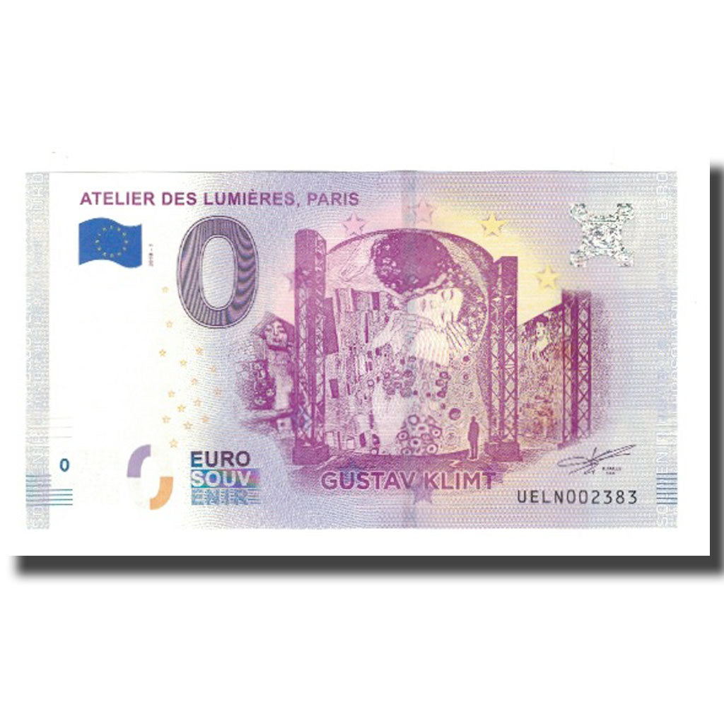 Frankrijk, Tourist Banknote - 0 Euro, 75/ Paris - Atelier des Lumières - Centre