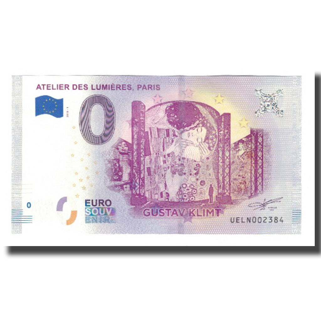 Francja, Tourist Banknote - 0 Euro, 75/ Paris - Atelier des Lumières - Centre