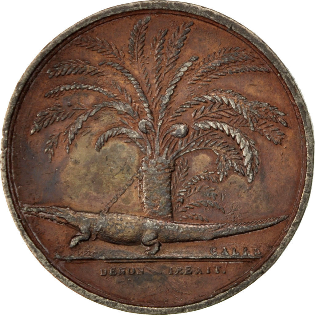 Francia, medaglia, Directoire, Conquète de la Haute Egypte, An VII, Galle, BB