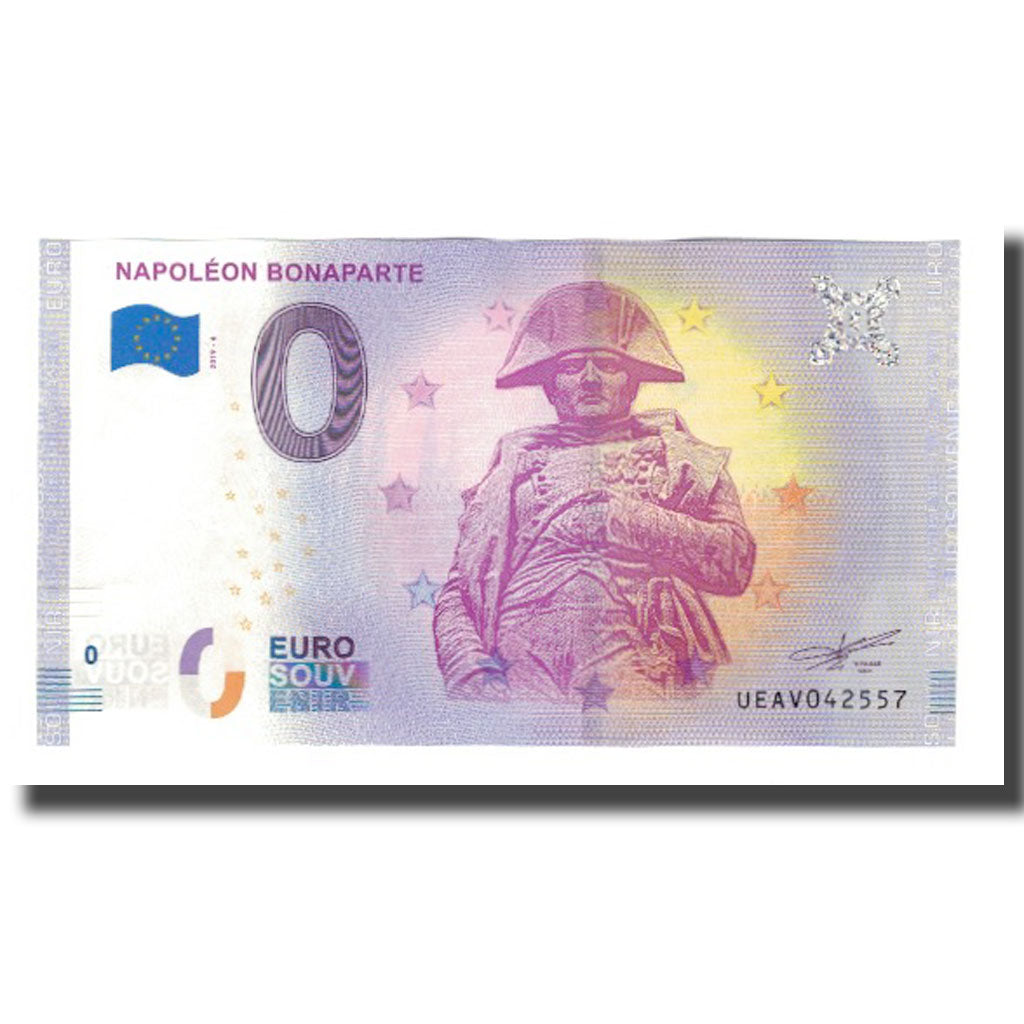 France, Billet Touristique - 0 Euro, 75/ Paris - Statue de Napoléon Bonaparte -