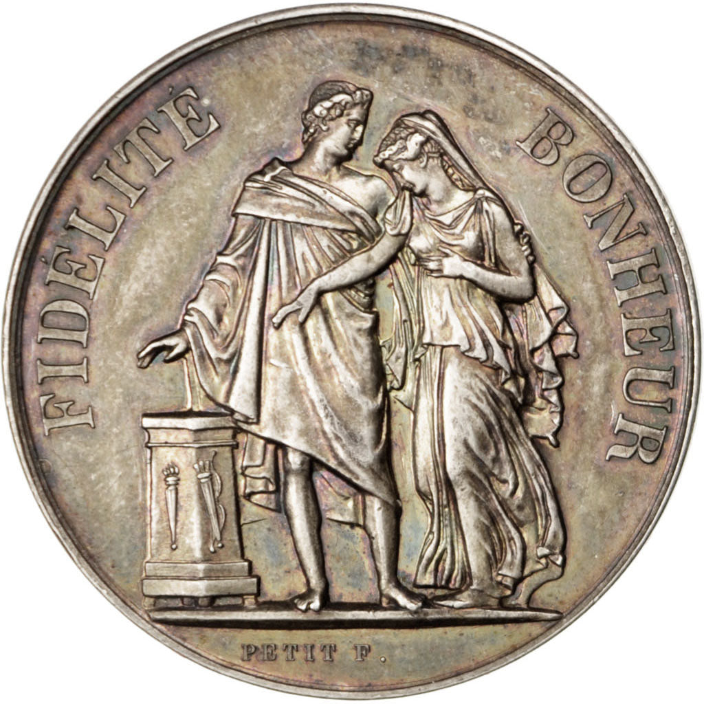 FRANCE, Religions & beliefs, Second French Empire, Medal, AU(55-58), Silver,...