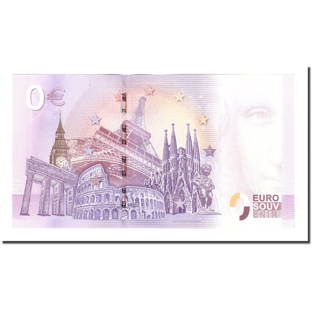France, Tourist Banknote - 0 Euro, 55/ Verdun - Départ du Soldat Inconnu N°6 -