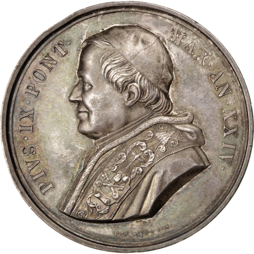 Vatican, Religions & beliefs, Medal, AU(55-58), Bianchi, Silver, 43, 34.20