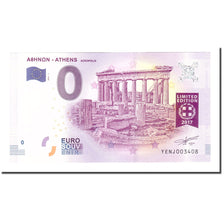 Grecia, Tourist Banknote - 0 Euro, Greece - Athens - Acropolis - Acropole