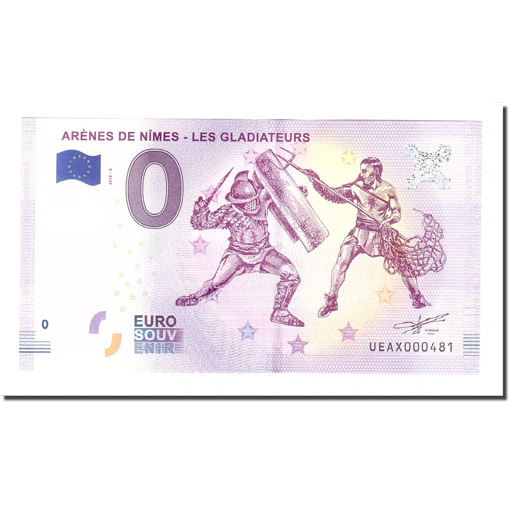 Frankrijk, Tourist Banknote - 0 Euro, 30/ Nîmes - Arènes de Nîmes - Les