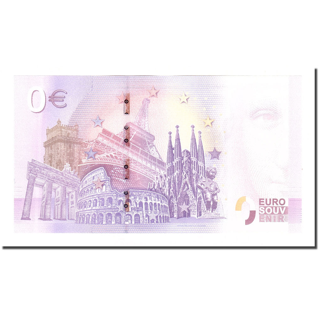 Belgique, Billet Touristique - 0 Euro, Belgium - Brussels - Atomium - Monument -
