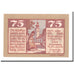 Banknote, Austria, Lofer Sbg. Marktgemeinde, 75 Heller, paysage 5, 1921