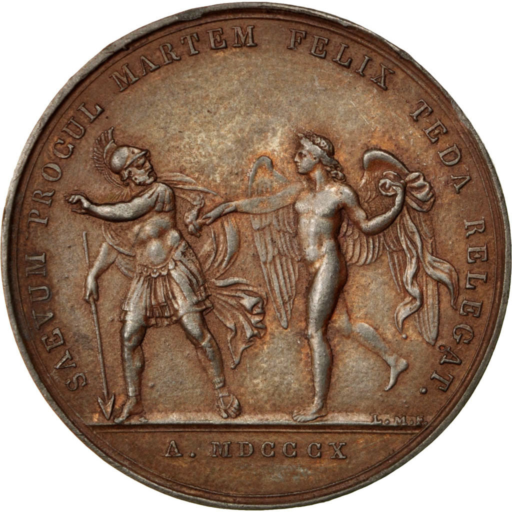 FRANCE, Politics, Society, War, First French Empire, Medal, AU(50-53), Tin, 42,.
