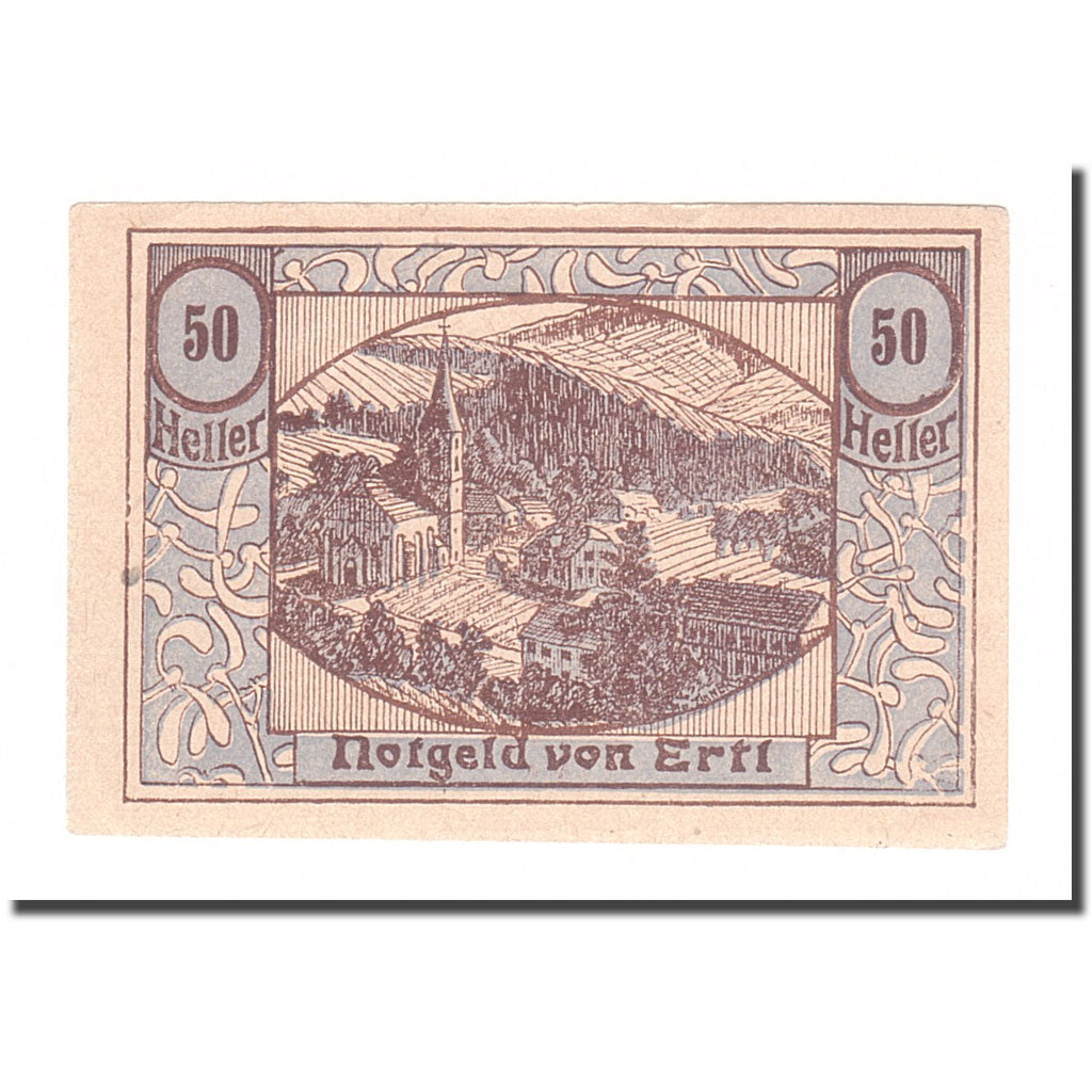 Geldschein, Österreich, Ertl N.Ö. Prv. Katholischer Kirchenbauverein Ertl, 50