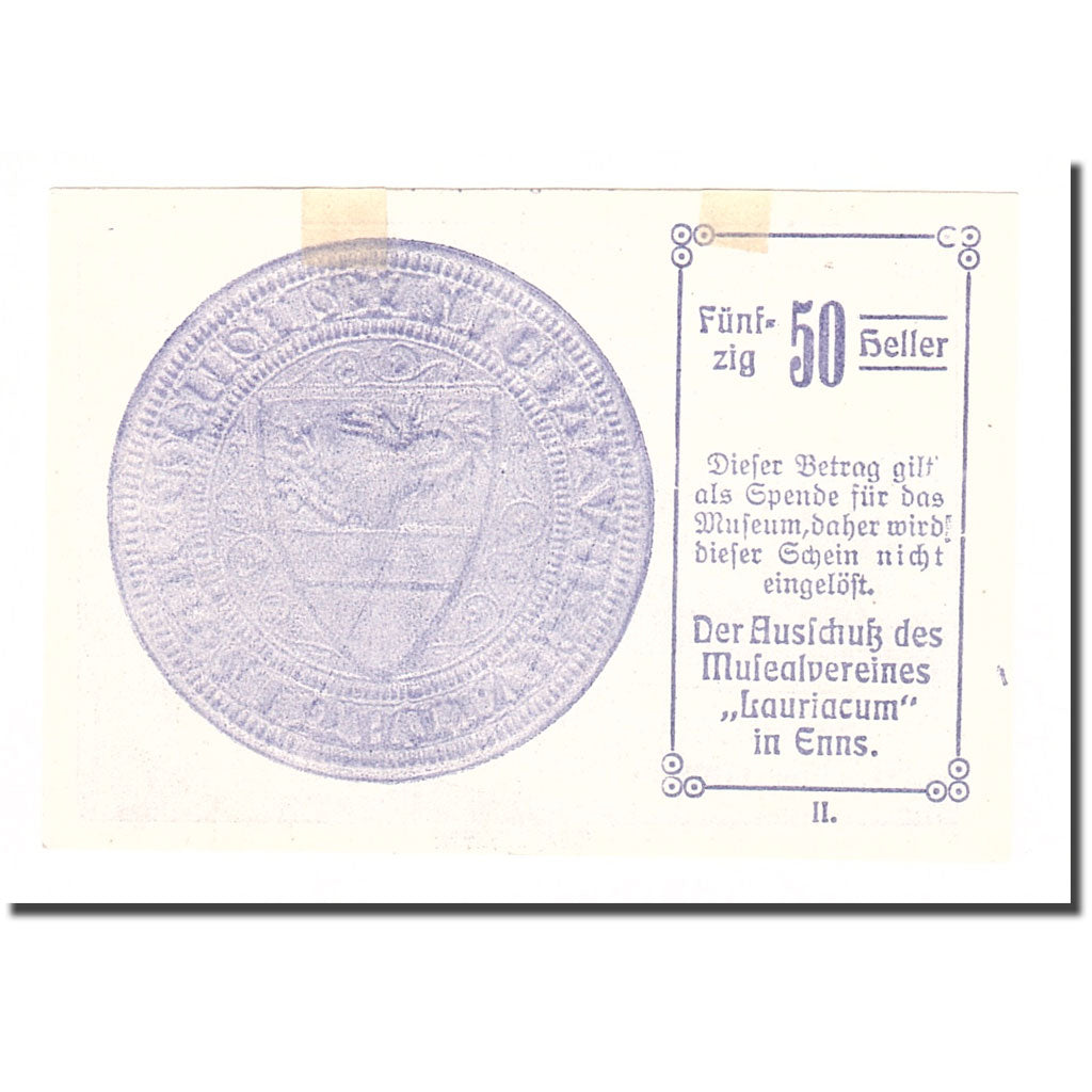 Banknote, Austria, Enns O.Ö. Prv. Schatzscheine Des Museums Der Stadt Enns, 50