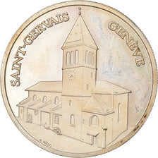 Suisse, Médaille, Les Ponts Saint de Saint Gervais, Genève, 1992, SUP+, Argent