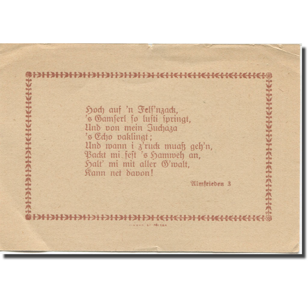 Banknote, Austria, Mitterbach, 75 Heller, Texte 2, 1920, 1920-12-31, AU(55-58)