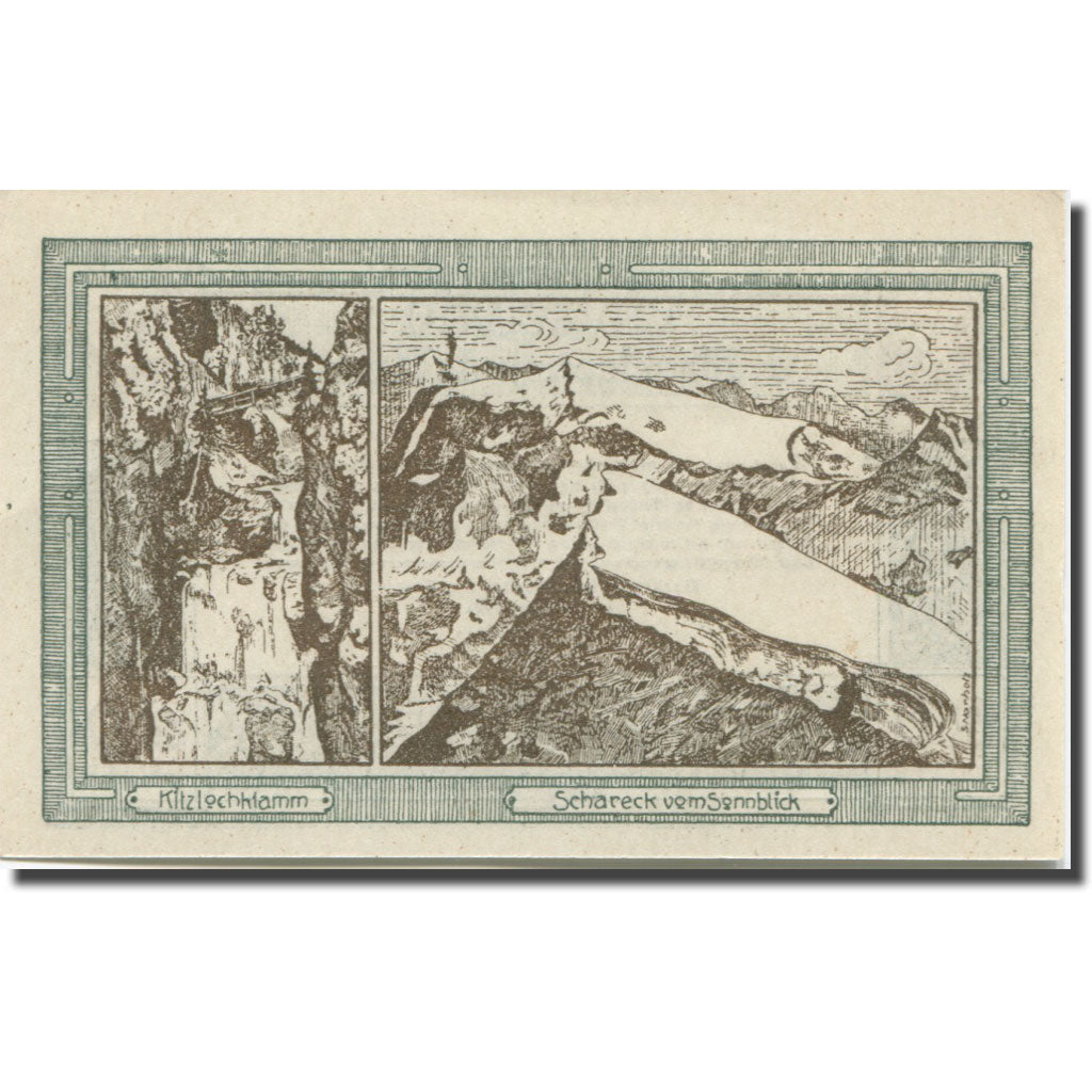 Banknote, Austria, Rauris Sbg. Marktgemeinde, 20 Heller, texte 1, 1920