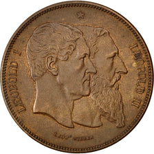Belgium, 5 Francs, AU(50-53), Bronze, 37, 25.20