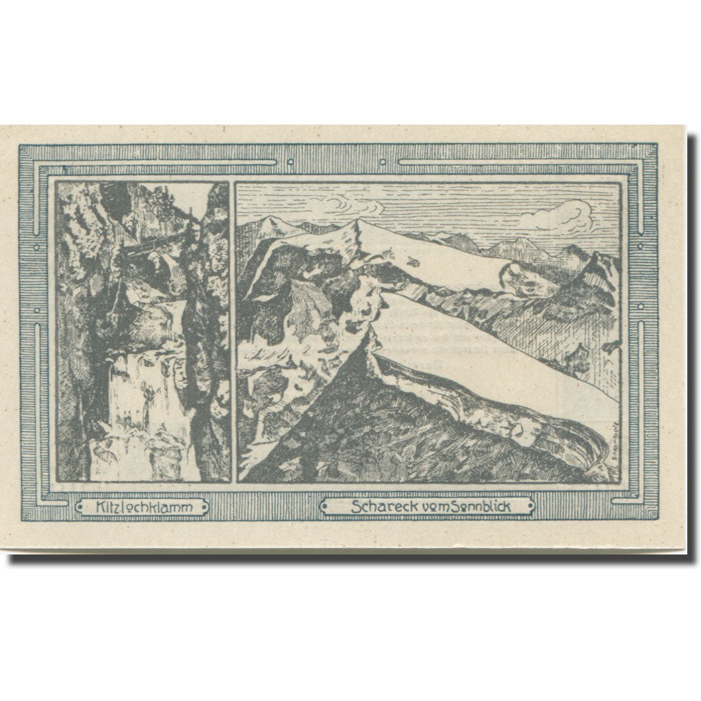Banknote, Austria, Rauris Sbg. Marktgemeinde, 20 Heller, texte 1, 1920