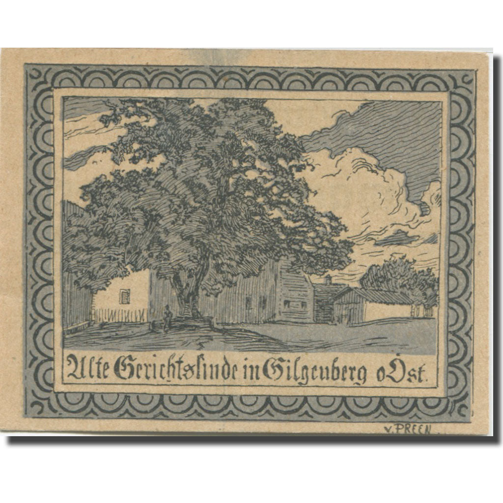 Billete, Austria, Gilgenberg O.Ö. Gemeinde, 20 Heller, arbre 1, EBC, Mehl:FS