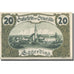 Banknot, Austria, Eggerding O.Ö. Gemeinde, 20 Heller, texte 1, 1920