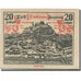 Banknote, Austria, Salzburg Sbg. Land, 20 Heller, Blason 1, 1920, AU(55-58)