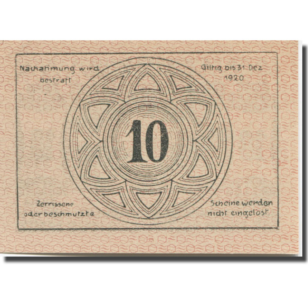 Banknote, Austria, Grafenschlag N.Ö. Gemeinde, 10 Heller, valeur faciale, 1920