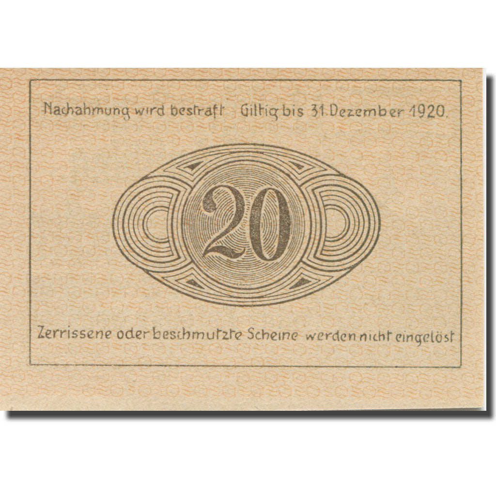 Banknote, Austria, Grafenschlag N.Ö. Gemeinde, 20 Heller, valeur faciale 1