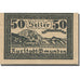Banknote, Austria, Gmunden O.Ö. Stadt, 50 Heller, Blason 2, 1920, 1920-07-01