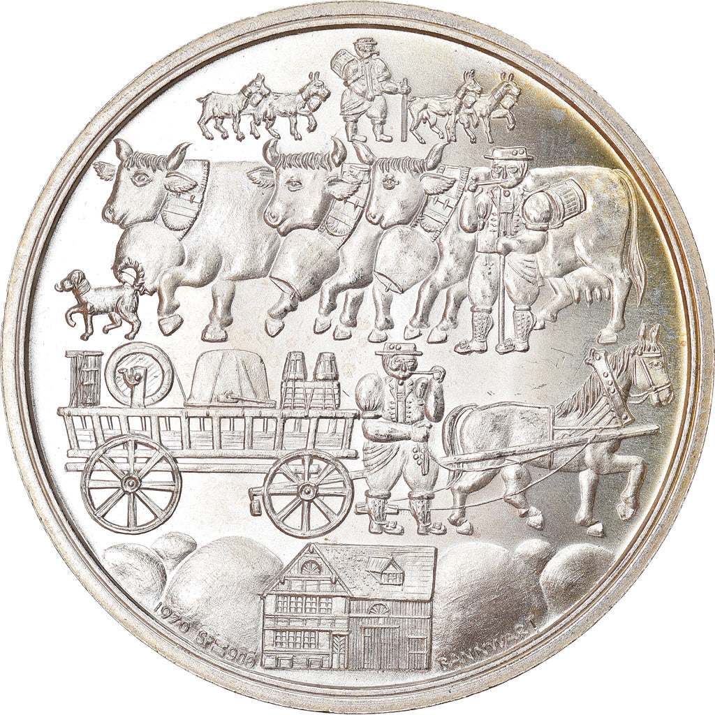 Switzerland, Medal, Alpfahrt Chom Rüef, 1970, MS(63), Silver