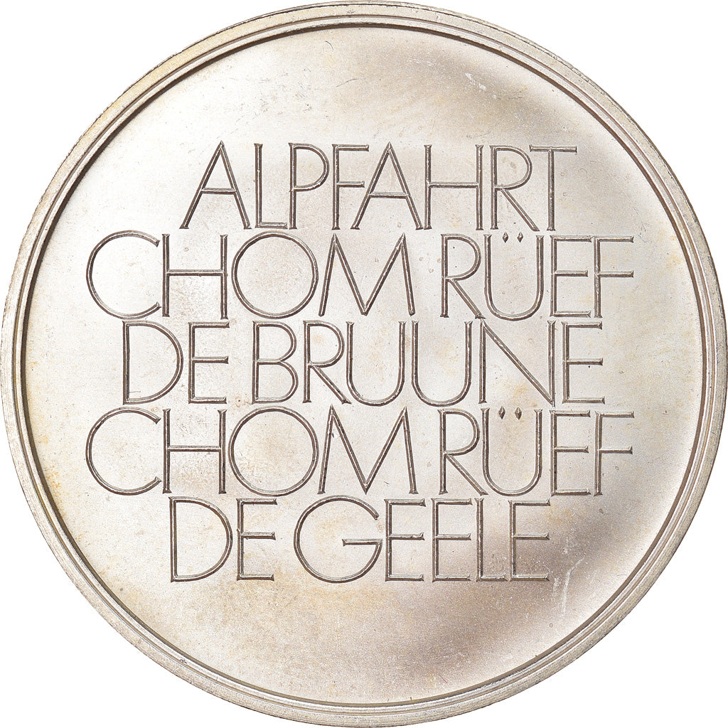 Switzerland, Medal, Alpfahrt Chom Rüef, 1970, MS(63), Silver
