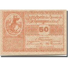 Banknote, Austria, St. Georgen am Ybbsfeld N.Ö. Gemeinde, 50 Heller, Blé 2