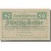 Banknote, Austria, Dunkelstein, 50 Heller, batiment 2, 1920, 1920-12-31