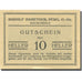 Banknote, Austria, Perg, 10 Heller, paysage, AU(55-58), Mehl:FS 731