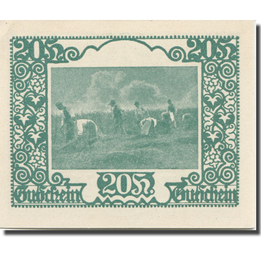 Banconote, Austria, St. Marienkirchen bei Schärding O.Ö. Gemeinde, 20 Heller