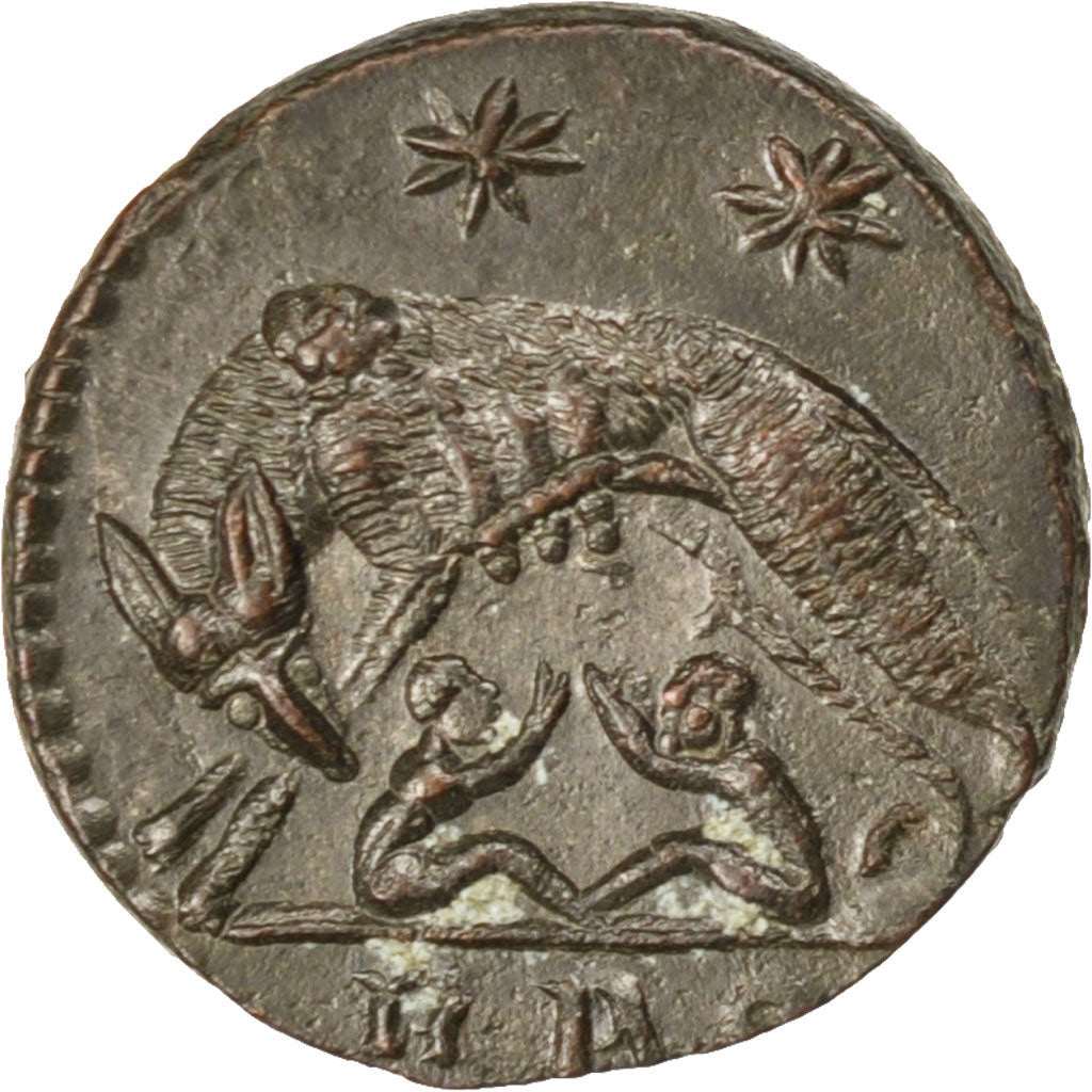 Münze, Nummus, Trier, SS+, Kupfer, Cohen:18